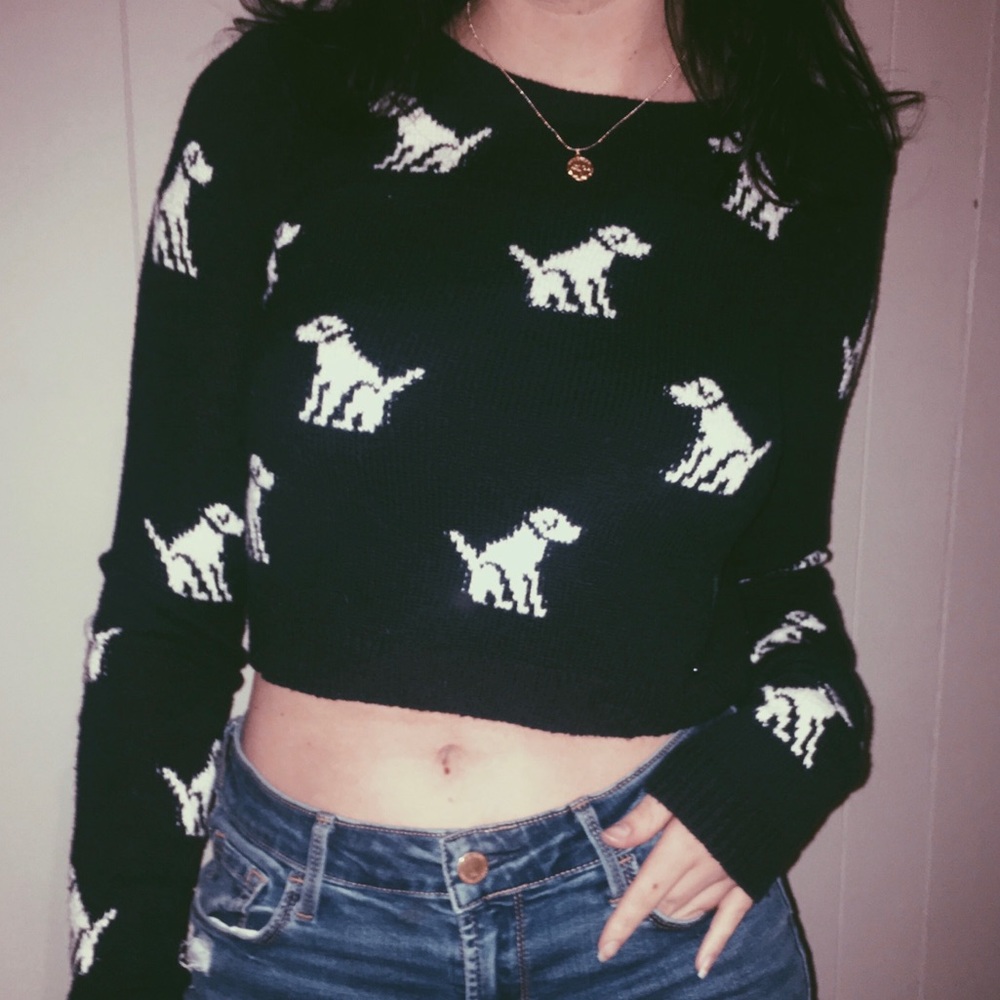 Cropped sweater